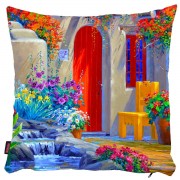 Manzaralı Yastık Kılıfı-5